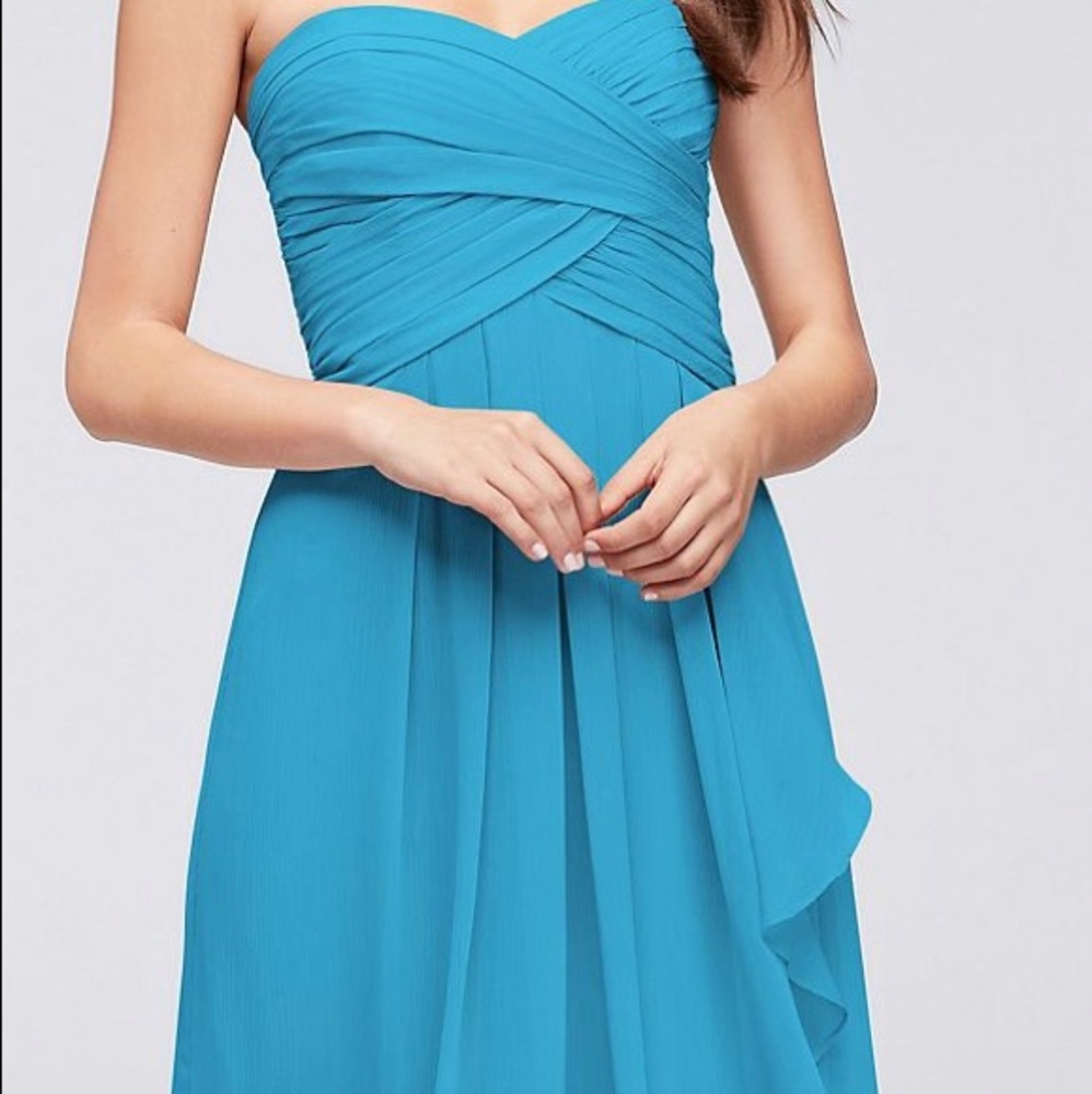 David’s Bridal Strapless Dress